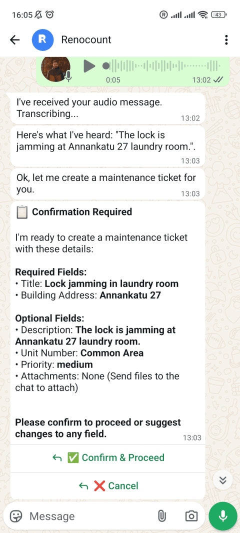 Renocount Mobile App